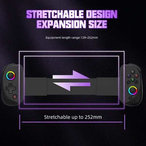 Bluetooth-Compatible Android Gamepad – Telescopic Tablet Game Controller for PC, PS4, Switch, iOS Mobile - Image 7
