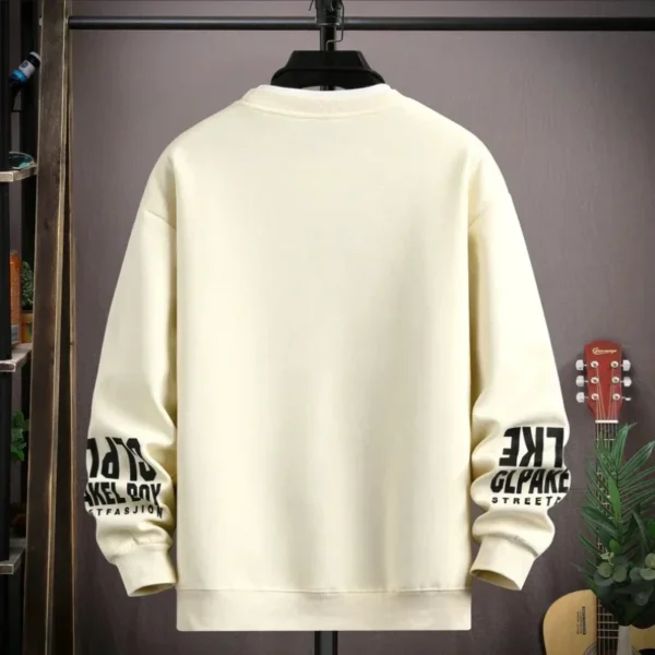 2025 New Men's Sweatshirts S-5XL Hoodies Autumn Letters Printed Long Sleeve T-shirt Fashion Men's Clothing O Neck Harajuku Top - Image 2