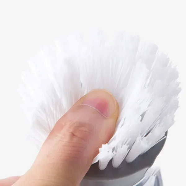 Dish Brush with Soap Dispenser Multi Use Soap Dispensing Scrub Brush for Household Universal Kitchen Dish Palm Brush with Tary - Image 6