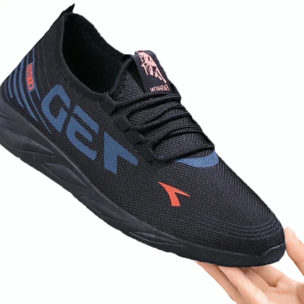 Men's casual sports shoes, lightweight sports shoes, white outdoor breathable mesh black running shoes, sports jogging tennis sh - Image 6