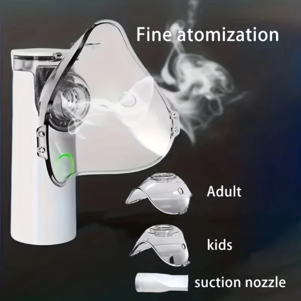 WF Portable Nebulizer Inhalators Adult Kids Silent Steam Mesh portatil Nebulizer Inhaler Rechargeable portable nebulizer - Image 2