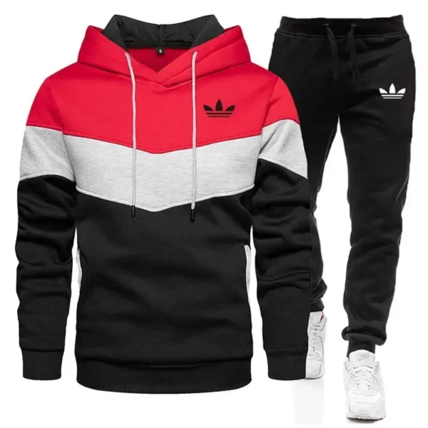 2024 Autumn New print Men's Women Fashion Casual Tracksuits Outdoor Fitness Jogging Hooded Sets Sports Luxury Hoodie+Pants Suit - Image 4
