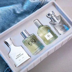 Brand Men Perfume 100ml Gift Box Four Piece Set Lasting Fragrance Body Spray Fresh Plant Floral Scent Pheromone Parfums Homme