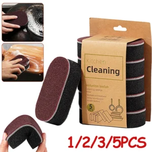 Magic Sponge Power Thicken Double -sided Dishes Cleaning Brushes Kitchen Wipe Rust Brushing Pot Bottom Black Stain Artifact
