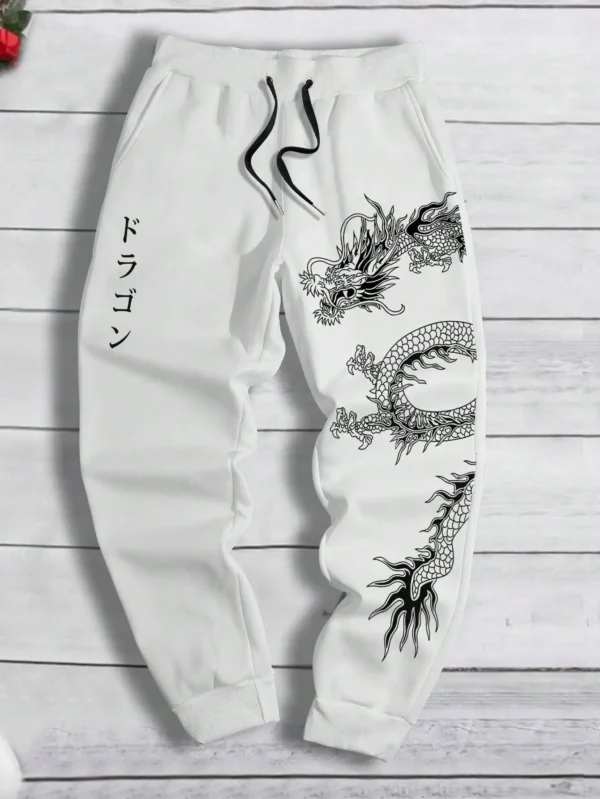 New sports pants for men 2024 trendy versatile men's pants loose trousers spring and autumn casual retro pants sweatpants S-3XL - Image 2