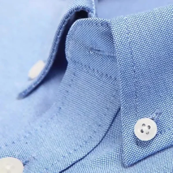 Men's long sleeve shirt non-ironing Oxford spinning spring summer autumn slim casual comfortable all fashion fast color shirt - Image 6