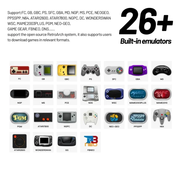 Trimui Smart Pro Handheld Game Console – 4.96" IPS Screen, Linux System, RGB Lighting, Retro Video Game Player - Image 4