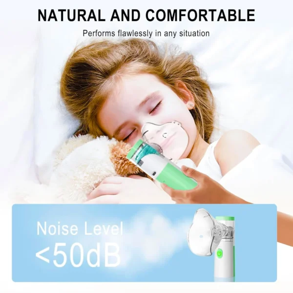 Health Care Nebulizer Inhaler Mini Handheld Mesh Nebuliser Quiet Inhalator Medical for Kids Baby Adult Inhale Nebulizador - Image 6