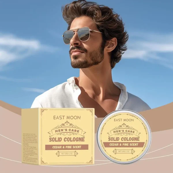 Cedar Wood Solid Balm Long Lasting Freshing Light Fragrance Dating Pheromone Attract Women Men Portable Cologne Solid Perfumes
