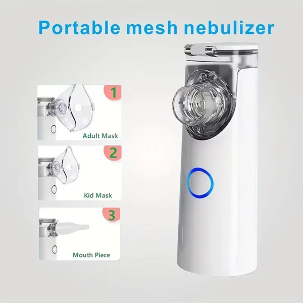 WF Portable Nebulizer Inhalators Adult Kids Silent Steam Mesh portatil Nebulizer Inhaler Rechargeable portable nebulizer - Image 5