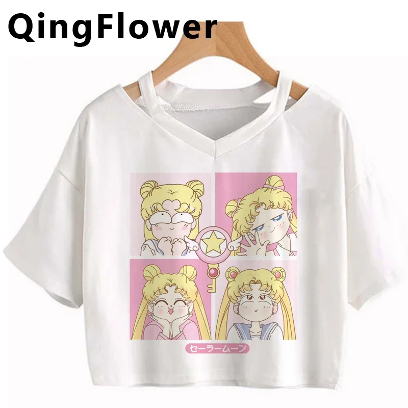 New Kawaii Anime Printing T Shirt Women Harajuku Short Sleeve Fun Ulzzang Fashion Funny New Top T Shirt Female - Image 4