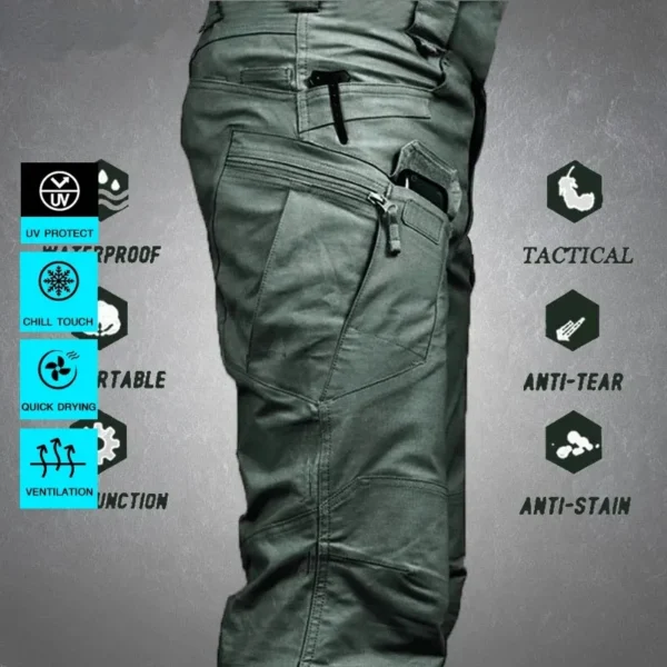 Tactical Cargo Pants Men Outdoor Waterproof SWAT Combat Camouflage Trousers Casual Multi Pocket Pants Male Work Joggers