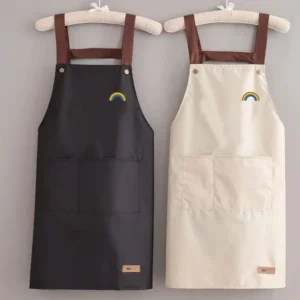 Kitchen Household waterproof and antifouling large pocket hotel restaurant coffee shop food Western pastry work clothes apron