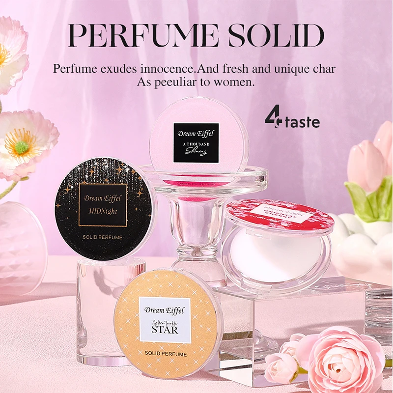 Socialite Pocket Solid Perfume,Floral Fruit Scent Solid Deodorant Balm,Women Portable Travel Fragrance Stick,Natural Ingredients - Image 2