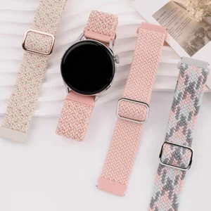 20mm/22mm Band For Samsung Galaxy Watch 5/5 pro 45mm/4/4 Classic 46mm 44mm 40mm Braided Solo loop bracelet Huawei GT 2e 3 Strap
