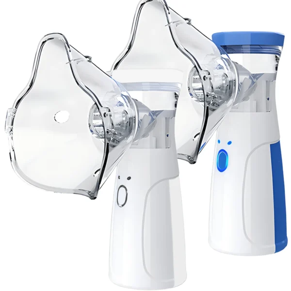Portable Mesh Nebulizer - Adjustable Fog Volume,Efficient Muting Steam Inhaler for Adults -Medical Device for Respiratory Health
