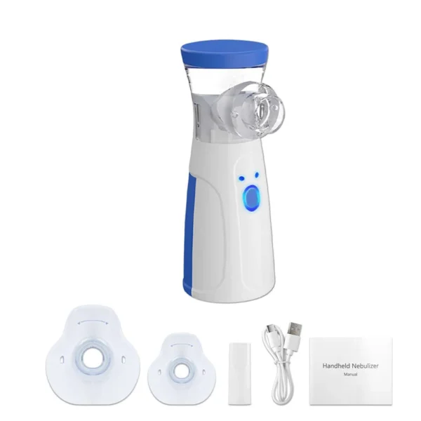 Medical Silent Mesh Nebulizer Mini Humidifier Asthma Inhaler Portable Adult Children Atomizer Baby Breathing Home Health Care - Image 5