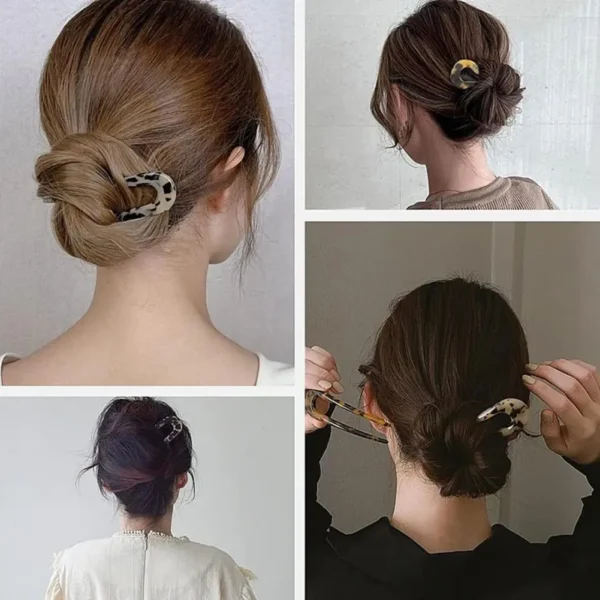 Retro S Shape Ponytail Twist Hair Clips Fashion Pearl Shark Clip Hairpins Barrettes Hairgrip Hair Accessories for Women Headwear