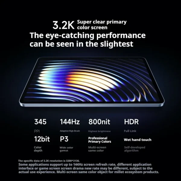 Xiaomi Mi Pad 7 Tablet PC Snapdragon 7+ Processor 11.2-inch 3.2K 144Hz Display 8850 mAh Battery 45W fast charging HyperOS 2 - Image 2
