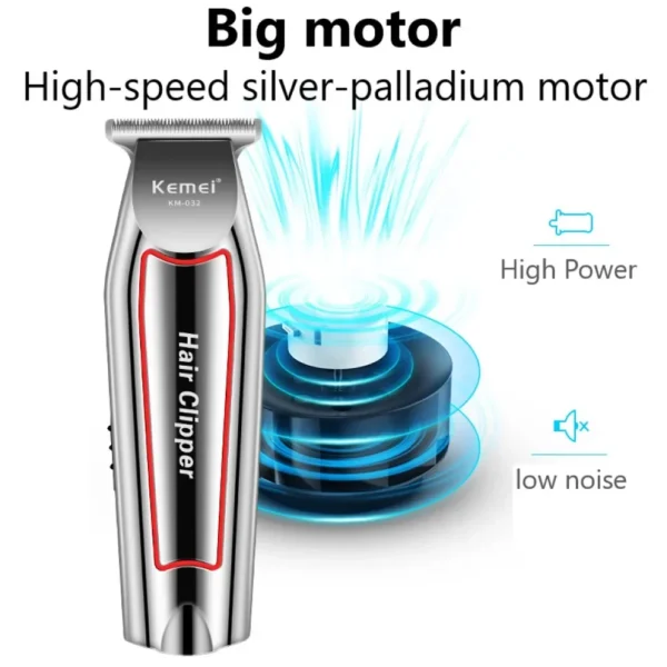 Kemei Professional Hair Trimmer Electric Beard Trimmer For Men Hair Clipper Hair Cutter Machine Haircut Grooming Kit KM-032 - Image 5