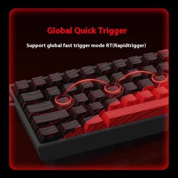 Madlions Mad 60He Magnetic Switch Mechanical Keyboard – MAD68 Wired Custom Esports Gamer Keyboard Gifts - Image 5