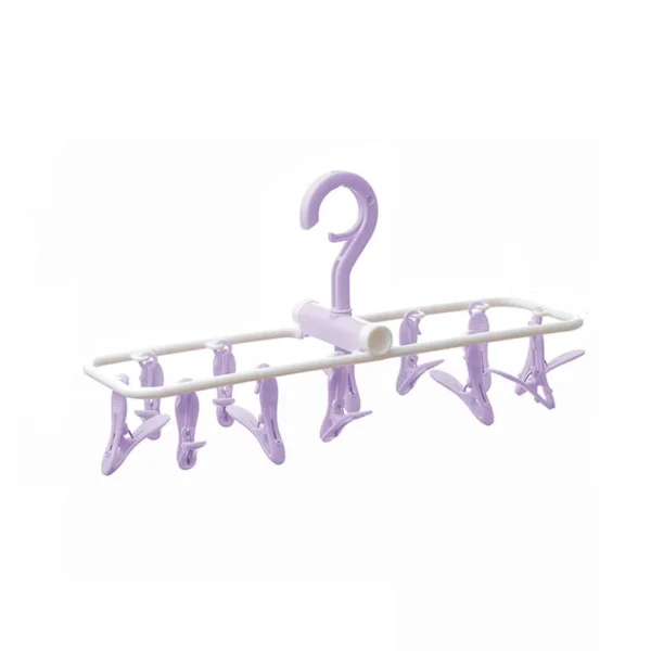 12 Sock Clip Multifunctional Sock Drying Clip Cloth Hanger Household Sock Drying Clip - Image 4