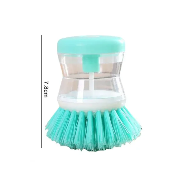 Practical Plastic Dishwashing Brush Save Time Decontamination Cleaning Brushes with Washing Up Liquid Soap Dispenser Daily Use - Image 6