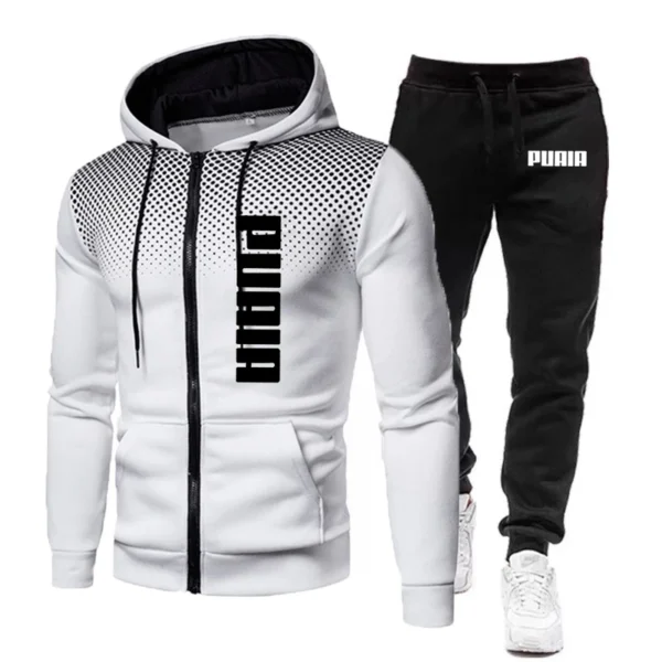 Hot Sales Men’s Tracksuit, Outdoor Daily Zipper Coat Top, Autumn Winter Fashion Sweatpants