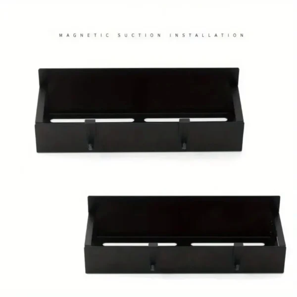 2pcs Magnetic Storage Shelf Household Kitchen Refrigerator Washing Machine Side Hanging Storage Rack, Multifunctional Storage - Image 3
