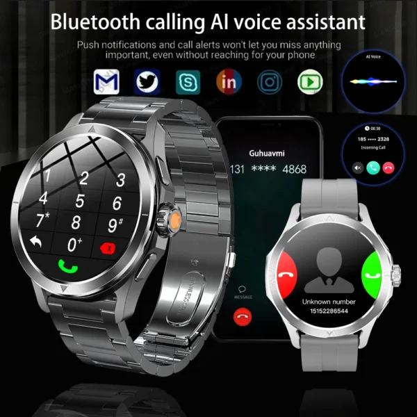 Xiaomi S4 Ultra Outdoor Sports Smartwatch – AMOLED Screen, NFC, GPS Compass, Heart Rate, Waterproof, Bluetooth Call - Image 2