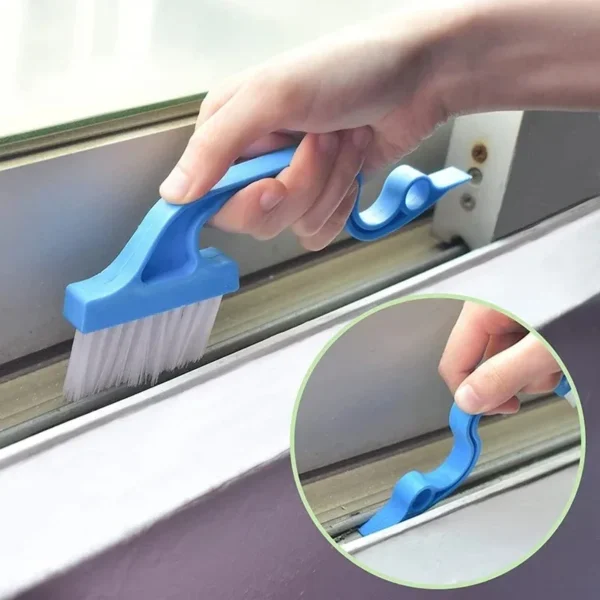 2 In 1 Windows Gap Household Cleaning Brush Flat Mouthed Shovel Useful Things For Kitchen Bathroom Toilet Tools Home Supplies - Image 2