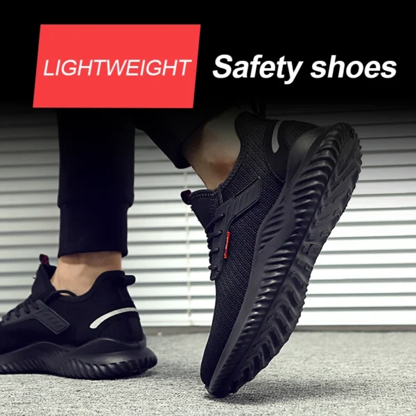 Work Sneakers Steel Toe Shoes Men Safety Shoes Puncture-Proof Work Shoes Boots Fashion Indestructible Footwear Security - Image 5