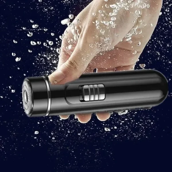 Compact & Convenient Electric Razor for Men - USB Rechargeable, Wet & Dry, Easy One-Button Use - Perfect for Home, Car & Travel! - Image 2