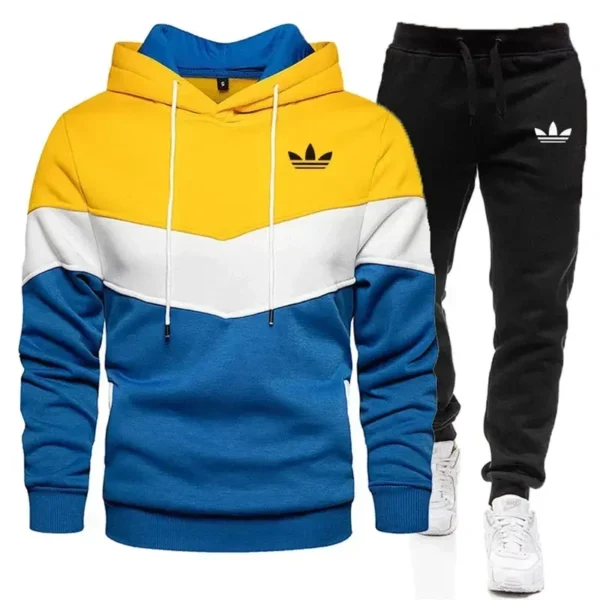 2024 Autumn New print Men's Women Fashion Casual Tracksuits Outdoor Fitness Jogging Hooded Sets Sports Luxury Hoodie+Pants Suit - Image 5