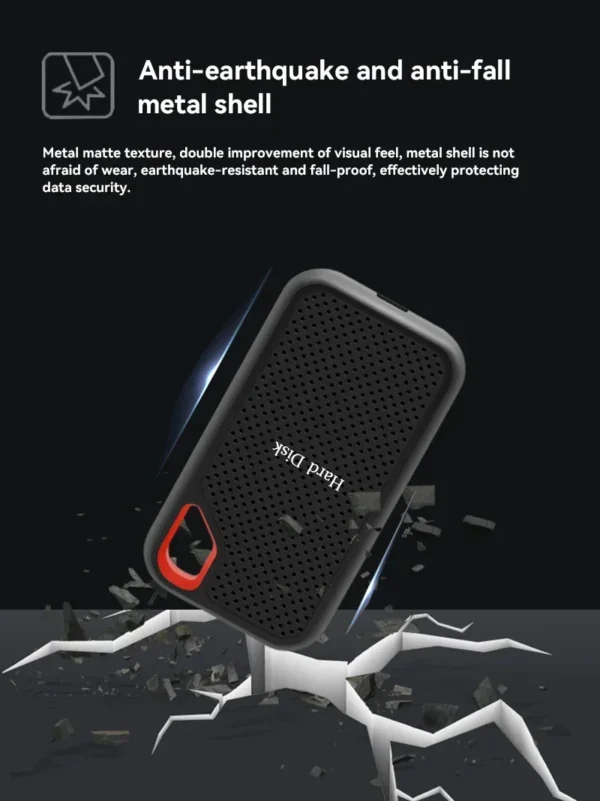 High-Speed External SSD – 1TB, 2TB, Portable External Drive, USB3.1 Type-C Interface for Laptops and Mac - Image 4
