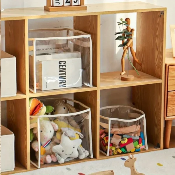 Children's Toys Storage Basket Transparent Storage Box Sub Block Plush Toys Large-capacity Household Multifunctional - Image 4