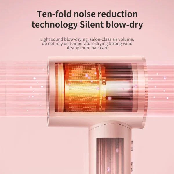 Hair Dryer High-Speed Quick Drying 1600W Air Brush Hairdryer Negative Ions Blow Dryer Professional Strong Power Dryer Salon Tool - Image 6