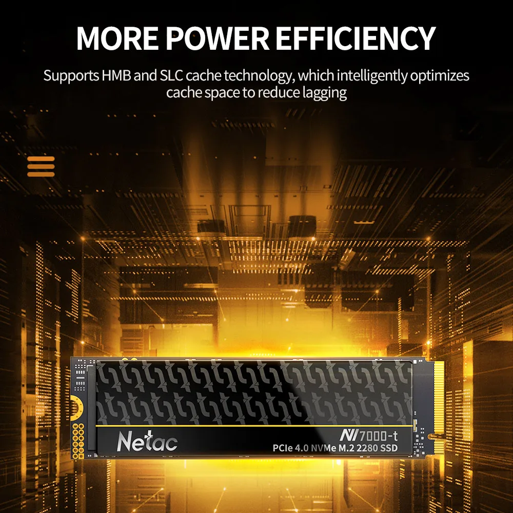 Netac NVMe M.2 SSD – 1TB, 2TB, 4TB, 512GB, PCIe 4.0x4, Internal Solid State Drive for PC, PS5, Laptop - Image 4