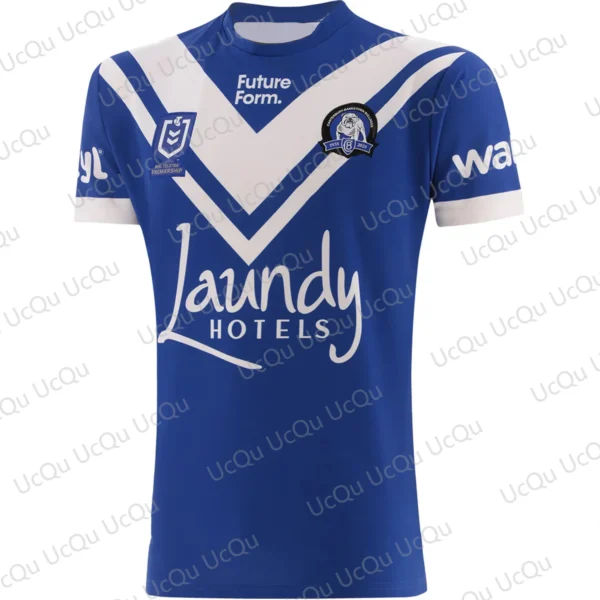 2025 New Arrival Summer Australian NRL Canterbury-Bankstown Bulldogs Home Jersey Training Jersey Kid Uniform For Adult&Kid Tops - Image 2