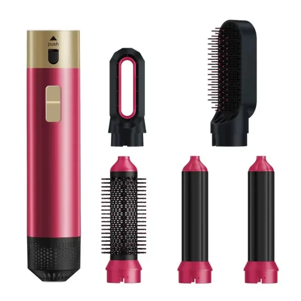 High Speed 5 in1 Hair Dryer Multi Hair Styler Curling Iron Straightener Hair Brush Professional Blow Dryer Gift Box Styling Tool - Image 6