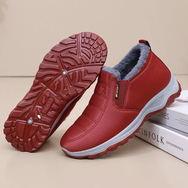 Men's shoes, autumn and winter, old Beijing cotton shoes, men's plush, thickened, warm and wear-resistant walking shoes non slip - Image 5
