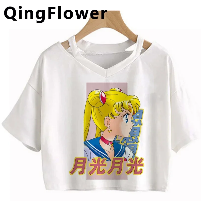 New Kawaii Anime Printing T Shirt Women Harajuku Short Sleeve Fun Ulzzang Fashion Funny New Top T Shirt Female - Image 5
