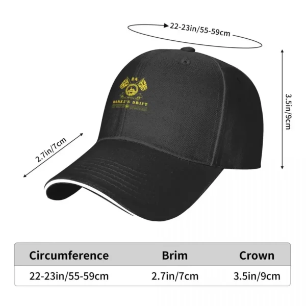 Rorke’s Drift Inspired by Zulu Classic Baseball Cap Fishing cap Brand Man cap Luxury Man Hat Christmas Hat Boy Child Women's - Image 6