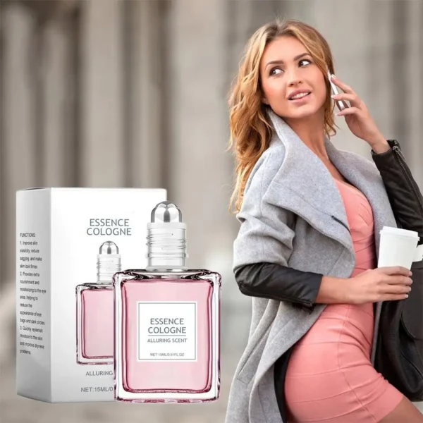 Pink Rose Fragrance Essential Oil Mild Natural Fresh Floral Fragrance Portable Fragrance For Women Eau De Toilette - Image 2