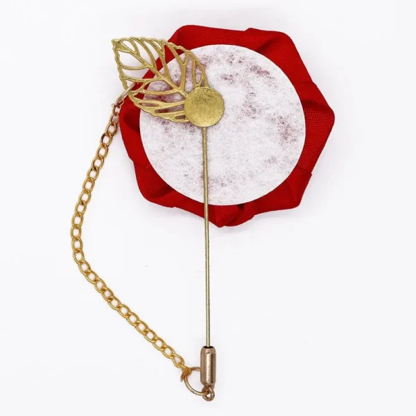 Multicolor Men‘s Suit Roses Simple Lapel Pin Leaf Groom Boutonniere Jewelry Brooches Fashion Accessories Brooch Pins - Image 3