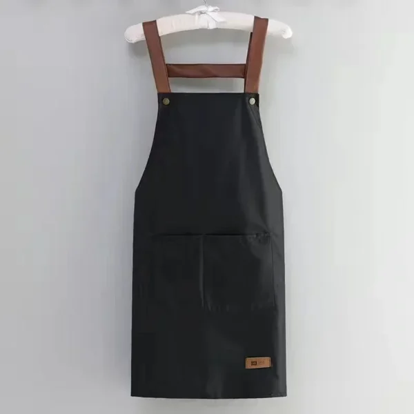 Kitchen Household waterproof and antifouling large pocket hotel restaurant coffee shop food Western pastry work clothes apron - Image 5