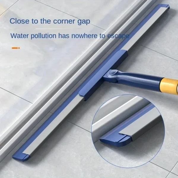 Multifunctional Glass Wiper Magic Silicon Telescopic Scraper Mop Suitable for Wet and Dry Bathroom Kitchen Efficiently Scrapes - Image 2