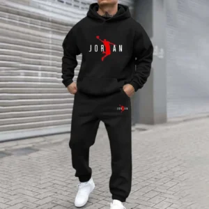 2025 Men’s and Women’s Casual Autumn Winter Sports Hoodie, Hoodie + Sweatpants 2-Piece Set