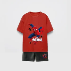 Brand Kids Clothes For Sale Spiderman Boy Children Clothes Suit Summer T-shirt + Shorts Sports Track Suit Children Boy Clothing