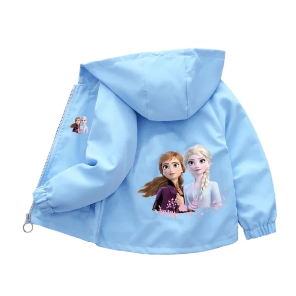 Sanrio Girls Cartoon Kuromi Cinnamoroll Jacket Hello Kitty ‌Princess Coats Spring Autumn Kids Hooded Jackets Casual Outerwear - Image 4